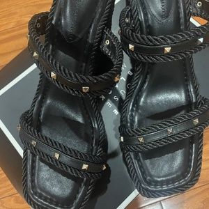 Women, shoes, wedge, heel black/BHWM